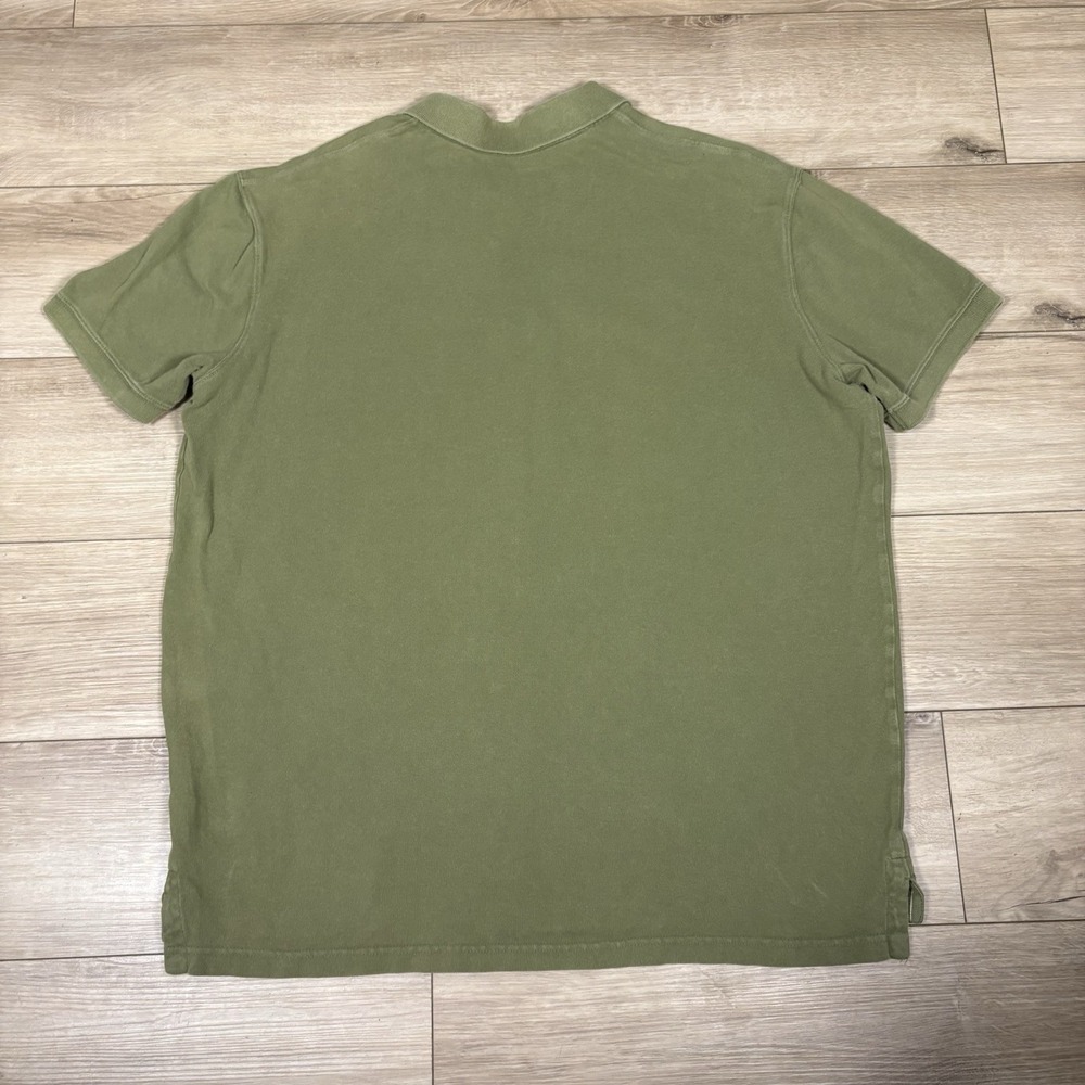 Eddie Bauer Shirt Mens XL Tall Green‎ Short Sleeve Outdoor Classic Polo - Picture 4 of 8